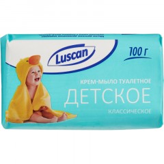 Мыло туалетное крем Детское Luscan классическое 100г Мыло туалетное крем Детское Luscan классическое 100г - фото 2