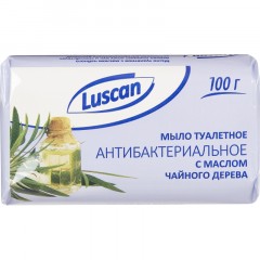 Мыло туалетное Luscan антибактериальное с маслом чайного дерева 100г Мыло туалетное Luscan антибактериальное с маслом чайного дерева 100г - фото 2