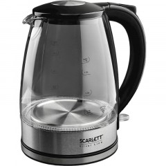 Чайник SCARLETT SC-EK27G95, электрический, стекло, 2200Вт, 1.7л, серебряный Чайник SCARLETT SC-EK27G95, электрический, стекло, 2200Вт, 1.7л, серебряный - фото 3