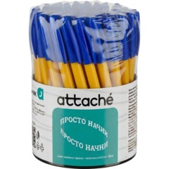 Ручка шариковая неавтомат. Attache Ink Mate линия 0,3мм оранжев.корп - фото 8