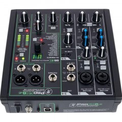 Микшерный пульт Mackie ProFX6v3, 6-канальный, с процессором эффектов Микшерный пульт Mackie ProFX6v3, 6-канальный, с процессором эффектов - фото 4