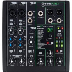 Микшерный пульт Mackie ProFX6v3, 6-канальный, с процессором эффектов Микшерный пульт Mackie ProFX6v3, 6-канальный, с процессором эффектов - фото 5