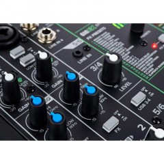 Микшерный пульт Mackie ProFX6v3, 6-канальный, с процессором эффектов Микшерный пульт Mackie ProFX6v3, 6-канальный, с процессором эффектов - фото 7