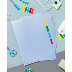 Папка уголок Attache Selection Breezee, А4, 200мкм, 3 отдел, глянец, 5шт/уп Папка уголок Attache Selection Breezee, А4, 200мкм, 3 отдел, глянец, 5шт/уп - фото 5