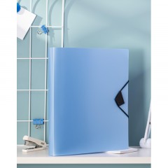 Папка файловая 60ф Attache Selection Breeze,А4,700мкм, тиснен кожа, резинка Папка файловая 60ф Attache Selection Breeze,А4,700мкм, тиснен кожа, резинка - фото 4