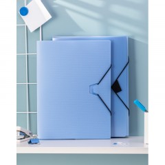 Папка на резинках Attache Selection Breeze, А4, 700мкм, вырубка, рашпиль - фото 4