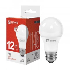 Лампа светодиодная LED-A60-VC 12Вт 230В Е27 4000К 1140 Лм IN HOME Лампа светодиодная LED-A60-VC 12Вт 230В Е27 4000К 1140 Лм IN HOME - фото 2
