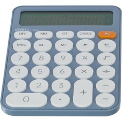 Калькулятор настольный КОМП. Deli EM124, 12-р, батар., 158x105мм, голубой Калькулятор настольный КОМП. Deli EM124, 12-р, батар., 158x105мм, голубой - фото 5