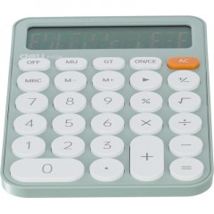 Калькулятор настольный КОМП. Deli EM124, 12-р, батар., 158х105мм, зеленый Калькулятор настольный КОМП. Deli EM124, 12-р, батар., 158х105мм, зеленый - фото 5