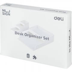 Лоток горизонтальный д/бум Deli NuSign ENS001-white 2лотка + орган-р бел Лоток горизонтальный д/бум Deli NuSign ENS001-white 2лотка + орган-р бел - фото 7
