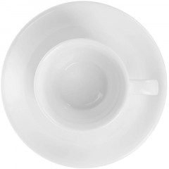 Кофейная пара Chan Wave Classic, фарфор, белая, 85мл, фк0185 Кофейная пара Chan Wave Classic, фарфор, белая, 85мл, фк0185 - фото 4