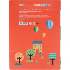 Бумага цветная Комус Класс ColorPics А4,20л,20цв,тонированная в массе - фото 2