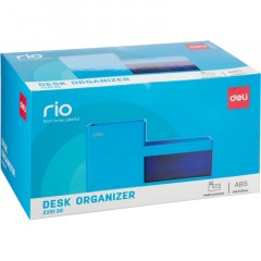 Подставка-органайзер Deli Rio EZ25130, 1 выдвижной лоток, 3 отд, синий Подставка-органайзер Deli Rio EZ25130, 1 выдвижной лоток, 3 отд, синий - фото 12