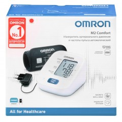 Тонометр автоматический OMRON M2 Comfort (ALRU) с адаптером - фото 11