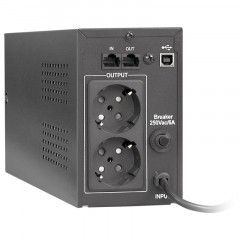 ИБП ExeGate Power Smart ULB-850 850VA/480W 2xEURO,RJ45/11,USB(EP285478RUS) ИБП ExeGate Power Smart ULB-850 850VA/480W 2xEURO,RJ45/11,USB(EP285478RUS) - фото 2