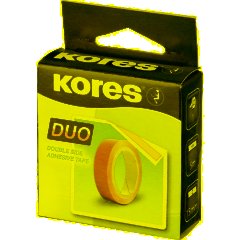 Клейкая лента канцелярская KORES двусторонняя 15х5 55515 - фото 3