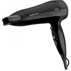 Фен настенный BRAYER BR3021, 2000ВТ,2скор, 2реж нагрева, концентратор,1,8 м - фото 3