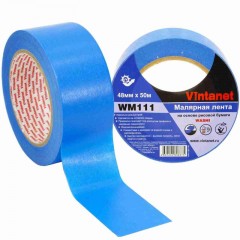 Клейкая лента малярная на осн.рис.бум.Washi WM111 Vintanet,синяя,48мм х 50м Клейкая лента малярная на осн.рис.бум.Washi WM111 Vintanet,синяя,48мм х 50м - фото 6