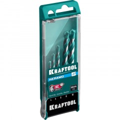Набор сверл по керамограниту KRAFTOOL KERAMO 5 шт: 4-5-6-8-10мм (29175-H5) Набор сверл по керамограниту KRAFTOOL KERAMO 5 шт: 4-5-6-8-10мм (29175-H5) - фото 3