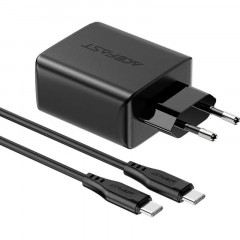 Зарядное устройство ACEFAST (AF-A13-BK) A13 PD65W USB-C+USB-C+USB-A 3/черн Зарядное устройство ACEFAST (AF-A13-BK) A13 PD65W USB-C+USB-C+USB-A 3/черн - фото 3