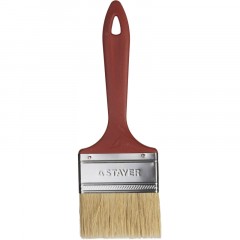 Кисть плоская STAYER UNIVERSAL-MASTER, натуральная щетина, 75мм 0107-75-Z01 Кисть плоская STAYER UNIVERSAL-MASTER, натуральная щетина, 75мм 0107-75-Z01 - фото 3