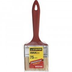 Кисть плоская STAYER UNIVERSAL-MASTER, натуральная щетина, 75мм 0107-75-Z01 Кисть плоская STAYER UNIVERSAL-MASTER, натуральная щетина, 75мм 0107-75-Z01 - фото 7