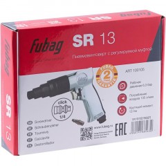 Пневмовинтоверт FUBAG SR13, 135л/мин, 13н/м, рег.муфта (100105) Пневмовинтоверт FUBAG SR13, 135л/мин, 13н/м, рег.муфта (100105) - фото 7