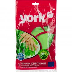 Перчатки резиновые YORK Алоэ ароматизированные р-р S 092160 Перчатки резиновые YORK Алоэ ароматизированные р-р S 092160 - фото 4