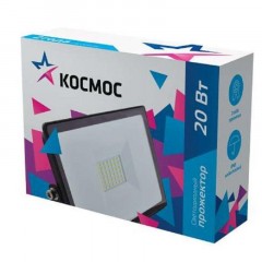 Прожектор светодиодный КОСМОС 20Вт, RGB с пультом, IP65 (K_PR5_LED_20RGB) Прожектор светодиодный КОСМОС 20Вт, RGB с пультом, IP65 (K_PR5_LED_20RGB) - фото 3