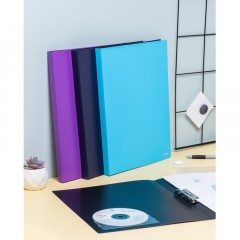 Папка с зажимом Комус сиреневая, с карманом для CD/визитки Папка с зажимом Комус сиреневая, с карманом для CD/визитки - фото 7