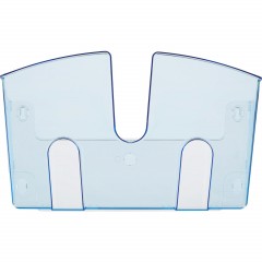 Лоток настенный Attache 1 отделение А4 голубой пластик - фото 2