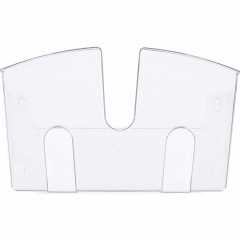 Лоток настенный Attache 1 отделение А4 прозрачный пластик - фото 2