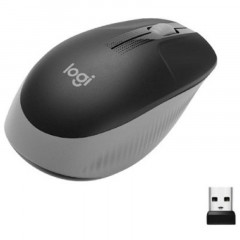 Мышь компьютерная LOGITECH (910-005906) беспроводная/1000 dpi/3кн/M190 Grey - фото 3