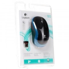 Мышь компьютерная Logitech USB OPTICAL CORDL. M185 BLUE Мышь компьютерная Logitech USB OPTICAL CORDL. M185 BLUE - фото 4