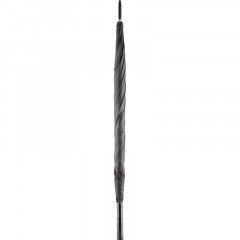 Зонт трость механич. с прямой пластик. ручкой, 8 спиц, черный, HD-HW02(H/T) - фото 3