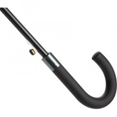 Зонт трость полуавтомат с пластик.ручкой, 16 спиц, синий, HD-HW23(H/T) - фото 5