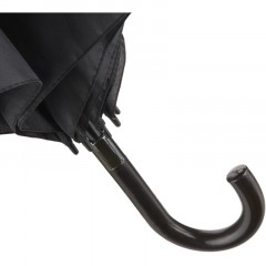 Зонт трость автоматический с прорезин.ручкой, 8 спиц, черный, HD-HW003(H/T) - фото 4