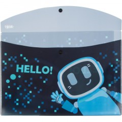 Папка-конверт на кнопке А4 №1 School Robot Hello  2шт/уп - фото 2