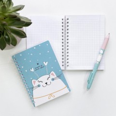 Блокнот 102х142мм,80л,клетка,спираль,Be Smart,Mur-Mur,N3721 Блокнот 102х142мм,80л,клетка,спираль,Be Smart,Mur-Mur,N3721 - фото 3
