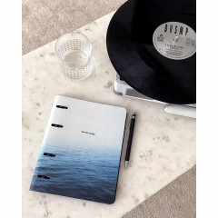 Тетрадь со сменным блоком А5,120л,Infolio Study,Ocean,иск.кож,N3805 - фото 3