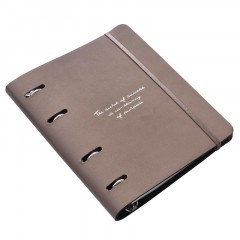 Тетрадь со сменным блоком А5,120л,Infolio Study,Quote,иск.кож,N3812 - фото 2