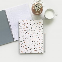Тетрадь общая А4 96л.клетка,спир,Be Smart,Terrazzo,N3694 Тетрадь общая А4 96л.клетка,спир,Be Smart,Terrazzo,N3694 - фото 3