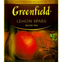 Чай Greenfield Lemon Spark черный фольгир.25пак/уп 0711-10 - фото 2