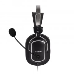 Гарнитура A4Tech (HU-50) черный 2м накладные USB Гарнитура A4Tech (HU-50) черный 2м накладные USB - фото 3