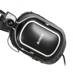 Гарнитура A4Tech (HS-60) черный 2.5м мониторные Гарнитура A4Tech (HS-60) черный 2.5м мониторные - фото 3