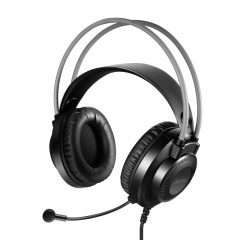 Гарнитура A4Tech Fstyler (FH200U GREY) серый 2м накладные USB - фото 3