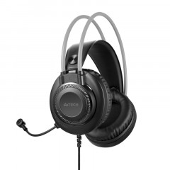 Гарнитура A4Tech Fstyler (FH200U GREY) серый 2м накладные USB - фото 4