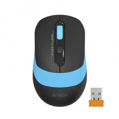 Мышь компьютерная A4Tech Fstyler (FG10 BLUE)черн/син/2000dpi/беспроводн/4кн Мышь компьютерная A4Tech Fstyler (FG10 BLUE)черн/син/2000dpi/беспроводн/4кн - фото 3