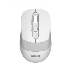 Мышь компьютерная A4Tech Fstyler (FG10 WHITE)бел/сер/2000dpi/беспроводн/3кн - фото 2