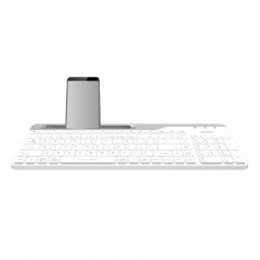Клавиатура A4Tech Fstyler (FBK25 WHITE) белый/серый USB беспроводн/BT/Radio Клавиатура A4Tech Fstyler (FBK25 WHITE) белый/серый USB беспроводн/BT/Radio - фото 7